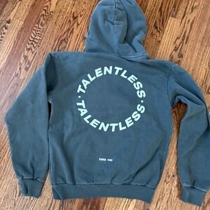TALENTLESS Slate Hoodie with Logo